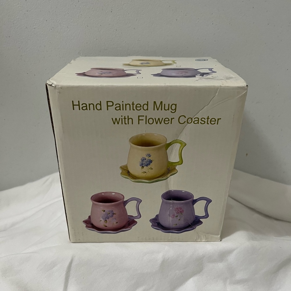 Faith At Home Celebrates Women By Sandy Lyman Clough Mug and Coaster Set NIB
